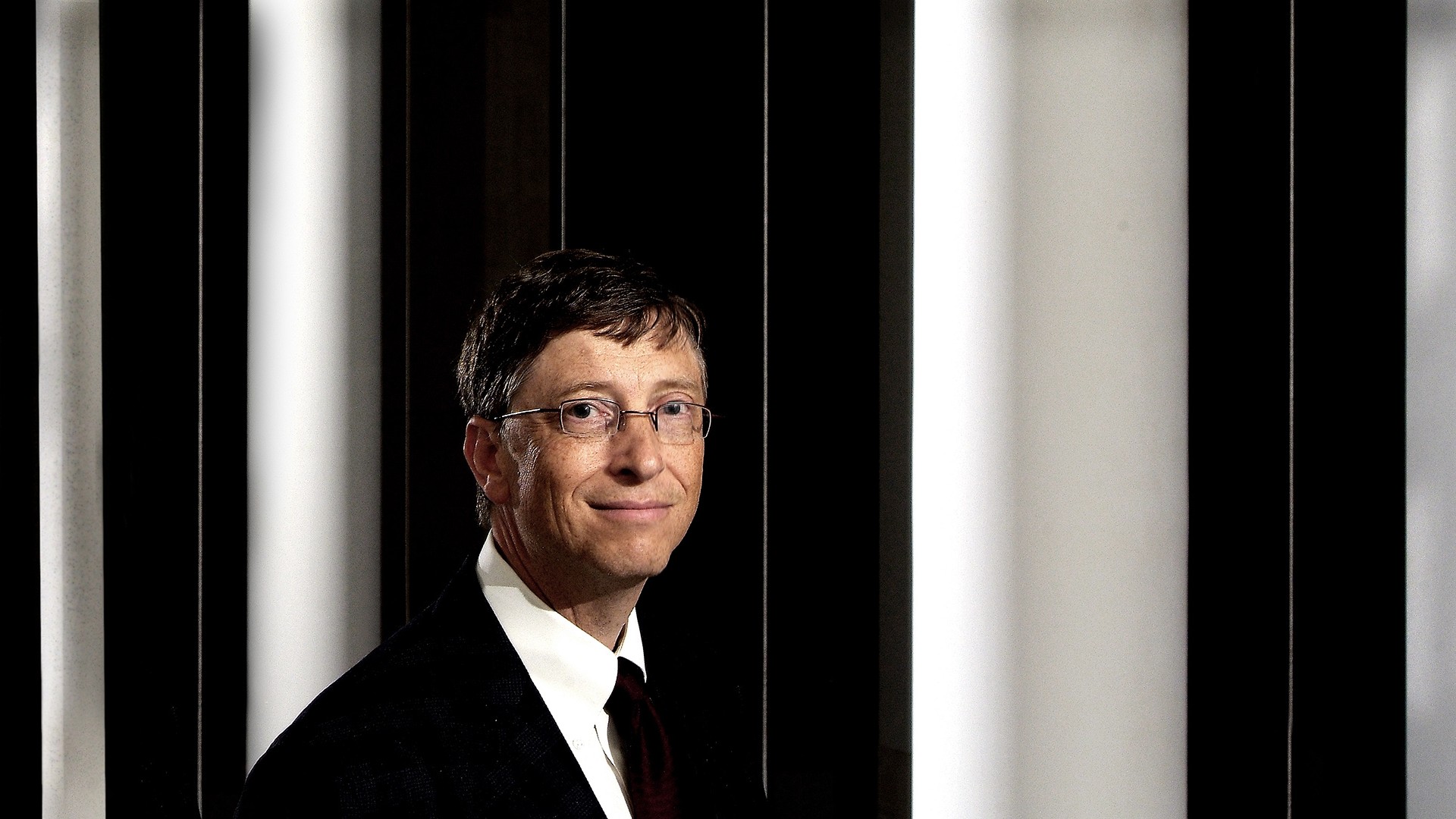 JohnnyMillar_Photography_Commercial_Portrait_Bill Gates at the British Library Autumn 2006